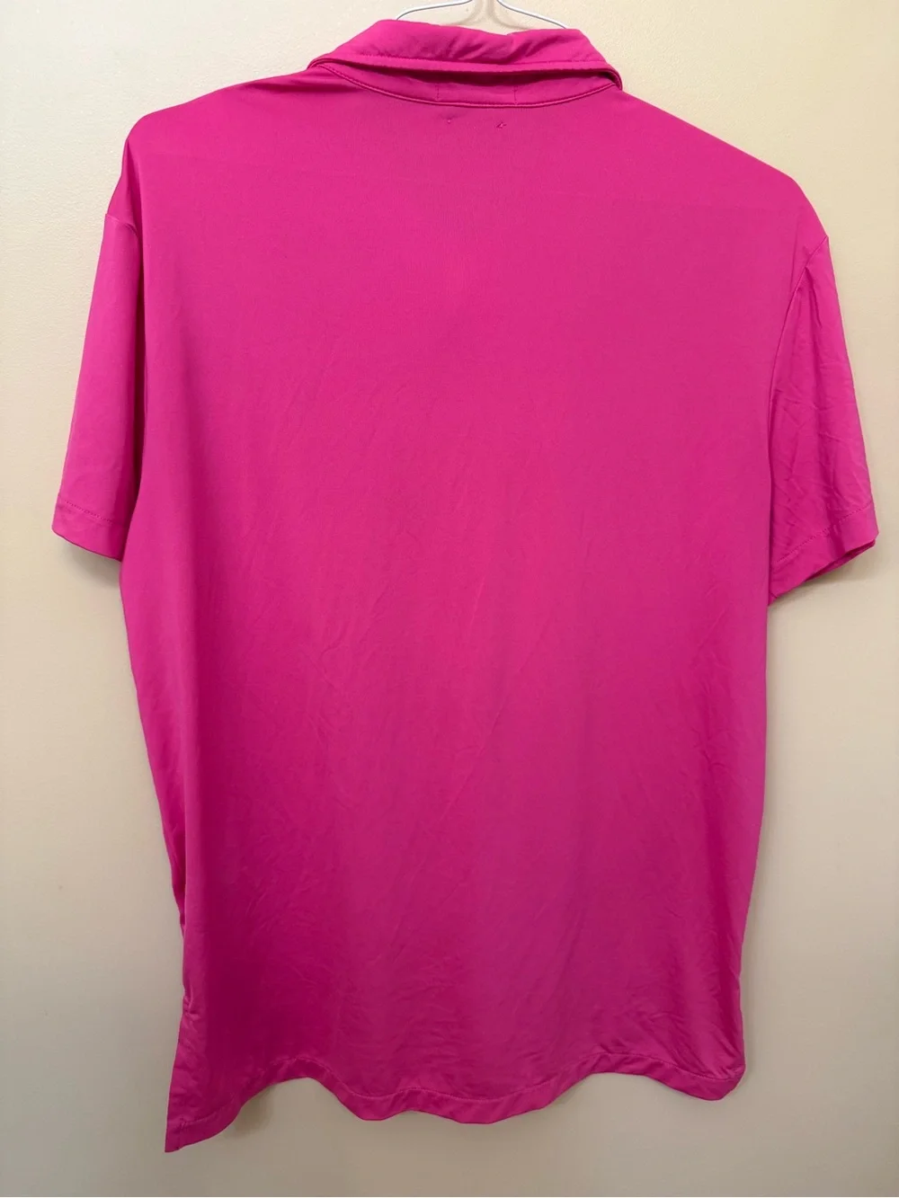 Ralph Lauren Men’s Bright Pink Polo with Black Logo